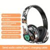 Graffiti-Style-Wireless-Headphones