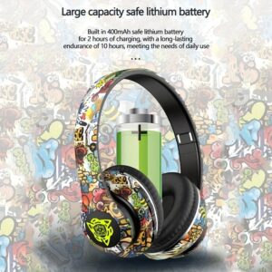 Graffiti-Style-Wireless-Headphones